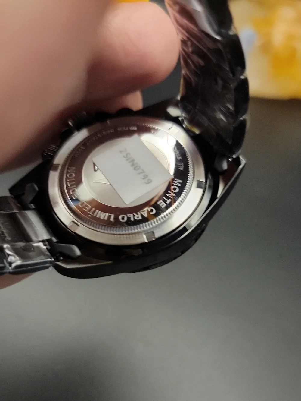 NWT 50497 Invicta Speedway Monte Carlo Dial Mens Watch Steel 39.5mm Black Case